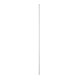 Pailles droites ø0,60x20 cm blanc papier - vendu par 6000 unités