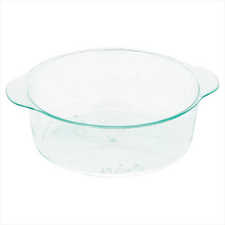 MISE EN BOUCHE CYLINDRE OREILLES 7,6x6,5x2,4 ML VERT D'EAU PLASTIQUE PS - vendu par 200 unités