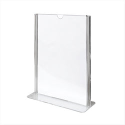 PORTE MENUS DE TABLE DIN-A5 14,8x21 CM TRANSPARENT PLASTIQUE PS - vendu par 20 unités (Prix unitaire = 3,1 euros)