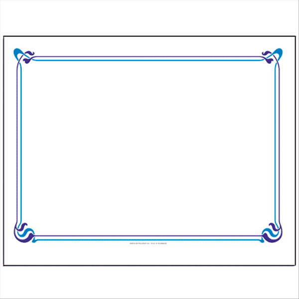 Sets de table bleu ciel & céleste 'maxim' 48 g/m² 31x43 cm blanc cellulose - vendu par 2000 (PU 0,028€)