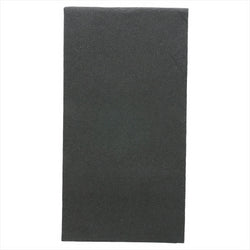 Serviettes ecolabel pliage 1/8 'Ouate gaufrée (Double point)' 18g/m² 40x40cm NOIR ouate - carton de 1200