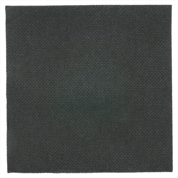 Serviettes ecolabel 'double point' 18g/m² 20x20cm noir ouate - vendu par 2400 (PU 0,01 €)