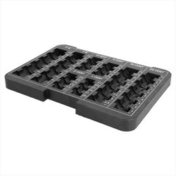 PLATEAU MONNAIES POUR CAISSE 24x17x1,8 CM NOIR PVC - vendu par 1 unités (Prix unitaire = 2,5 euros)