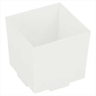 RÉCIPIENTS CUBO EMPILABLES POUR TAPAS 4,2x4,2x4,2 CM BLANC PLASTIQUE PS - vendu par 200 unités