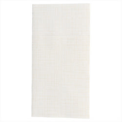 Serviettes kangourou 'dry cotton' 55g/m² 40x40cm ivoire airlaid style tissu - carton de 700