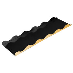 BASES POUR BISCUITS ROULÉS 750 G/M2 40x10+2 CM OR/NOIR CARTON - vendu par 50 unités (Prix unitaire = 0,186 euros)