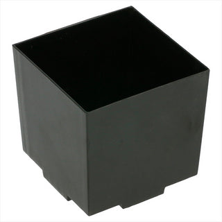 RÉCIPIENTS CUBO EMPILABLES POUR TAPAS 65 ML 4,2x4,2x4,2 CM NOIR PLASTIQUE PS - vendu par 200 unités