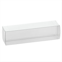 Boîtes pâtisserie 19x5x5cm transparent PVC - vendu par 200 (PU 0,49€)