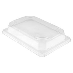 Couvercles 17x12x3,2cm transparent plastique plastique PS