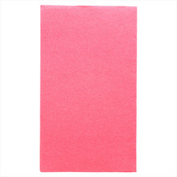 DESTOCKAGE ! Serviettes ecolabel pliage 1/6 'Ouate gaufrée (Double point)' 18g/m² 33x40cm fuchsia ouate - carton de 2000
