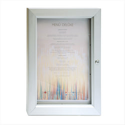 PORTE MENUS LUMINEUX DIN-A3 52x40x3,2 CM ARGENTE METAL - vendu par 1 unités (Prix unitaire = 115 euros)