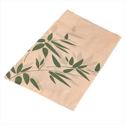 SACHETS CROISSANT 'FEEL GREEN' 32 G/M2 12+5x14 CM NATUREL KRAFT - vendu par 500 unités (Prix unitaire = 0,013 euros)