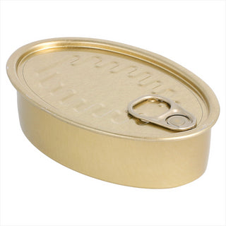 BOÎTES À SARDINES 120 ML 11,2x7x3 CM DORE ALUMINIUM - vendu par 240 unités