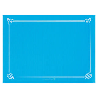 Sets de table 48 g/m² 31x43 cm bleu turquoise cellulose - vendu par 2000 (PU 0,039€)
