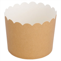MUFFIN CUP Ø 6x5,5 CM MARRON CARTON - vendu par 3000 unités (Prix unitaire = 0,039 euros)