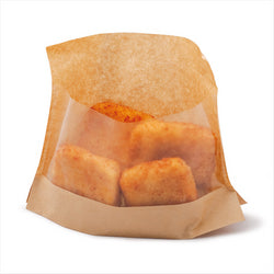 SACS AVEC BASE ET FENÊTRE 'KANGOO PACK' 40 G/M2 + 15 PLASTIQUE PP 14x16/12x3 CM NATUREL KRAFT - vendu par 100 unités (Prix unitaire = 0,031 euros)