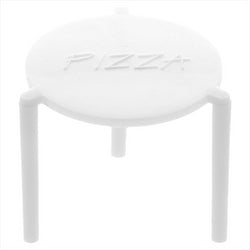 PETITES TABLES PIZZA Ø 4,5x3,7 CM BLANC  PP - vendu par 2000 unités (Prix unitaire = 0,026 euros)