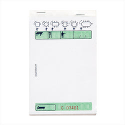 BLOCS COMMANDES TRIPLI 50x3 FEUILLES 10x15 CM VERT AUTOCOPIANT - vendu par 100 unités (Prix unitaire = 0,85 euros)