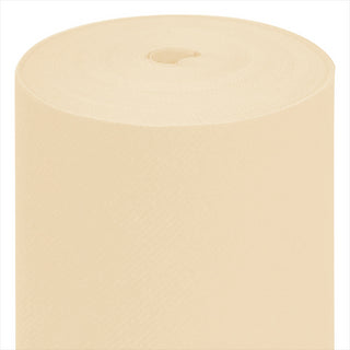 Nappe 55 g/m² 120x500 cm ivoire airlaid style tissu - vendu à l'unité