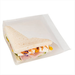 SACHETS OUVERTS 2 CÔTÉS 'O PEN PACK' 22 G/M2 + 8  PELD 15x15,2 CM BLANC KRAFT - vendu par 100 unités (Prix unitaire = 0,031 euros)