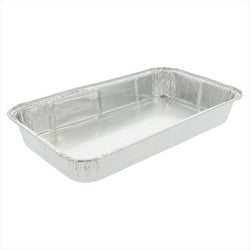 Récipients rectangulaires 800 ml 23,9x13,9x3 cm aluminium - vendu par 1000 unités (prix unitaire = 0,2 euros)