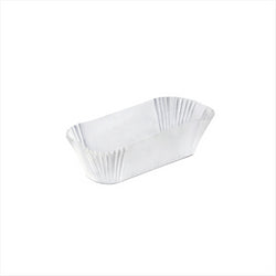 CAISSETTE LONGUES PETITS FOURS 50 G/M2 10,5x4x2,5 CM BLANC INGRAISSABLE - vendu par 1000 unités (Prix unitaire = 0,017 euros)