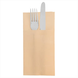 Serviettes kangourou 'ecolabel - double point' 18g/m² 39x40cm ivoire ouate - carton de 1400