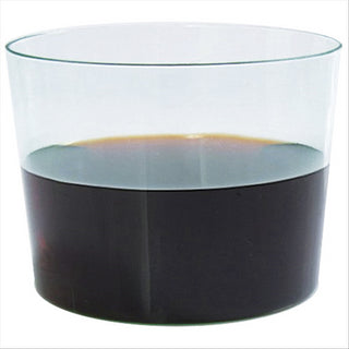MINI VERRES INYECTÉS 'BODEGA' 180 ML Ø 7,5x5,8 CM VERT D'EAU PLASTIQUE PS - vendu par 200 unités