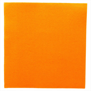 Serviettes ecolabel 'double point' 18g/m² 33x33cm clementine ouate - vendu par 1200 (PU 0,028€)