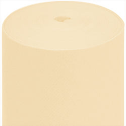 Nappe pré-découpée - 75 segments 55 g/m² 80x80 cm ivoire airlaid style tissu - carton de 4