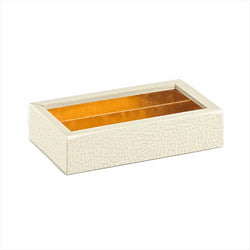 BOÎTES CHOCOLATS 14,5x7,5x3,5 CM BLANC CARTON - vendu par 50 unités (Prix unitaire = 1,63 euros)