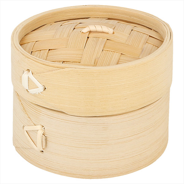 RÉCIPIENTS MINI DIM-SUM Ø 8x6 CM NATUREL BOIS BAMBOU