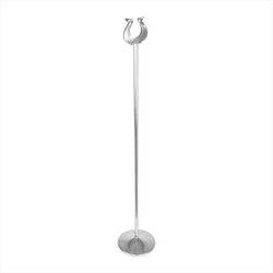 PINCE POUR NUMÉROS DE TABLE 46 (h) CM ARGENTE INOX - vendu par 1 unités (Prix unitaire = 7 euros)