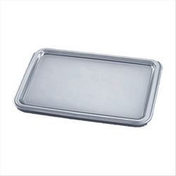 PLATEAUX DE LUXE 'LUNCH' 25x35 CM ARGENTE  PET - vendu par 10 unités (Prix unitaire = 1,3 euros)