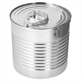 BOÎTES DE CONSERVE 110 ML Ø6,1x6 CM ARGENTE PLASTIQUE PS - vendu par 200 unités