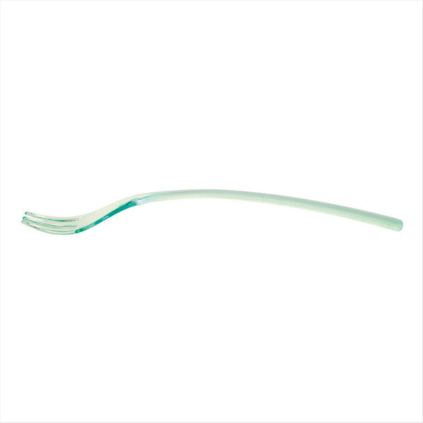 MINI FOURCHETTES 10 CM VERT D'EAU PLASTIQUE PS - vendu par 4000 unités