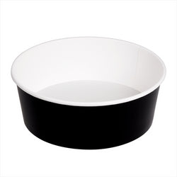 POTS SALADIER 1300 ML 337 G/m? + PE ? 18,7x7 CM NOIR CARTON