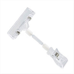 PINCES ARTICULÉES 8x2,6x16,1 CM TRANSPARENT PLASTIQUE PS - vendu par 10 unités (Prix unitaire = 0,85 euros)