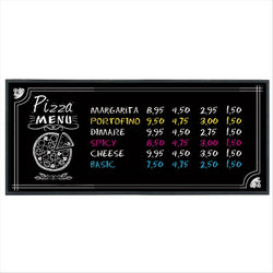 ARDOISE MURAL 56x150x2 CM NOIR BOIS - vendu par 1 unités (Prix unitaire = 77 euros)