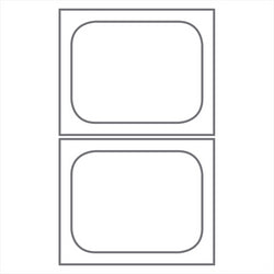 MOULE POUR GN1/8 20x28 CM ARGENTE ALUMINIUM - vendu par 1 unités (Prix unitaire = 399 euros)