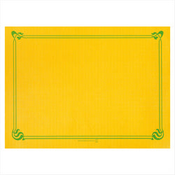 Sets de table 48 g/m² 31x43 cm jaune soleil cellulose - vendu par 2000 (PU 0,039€)