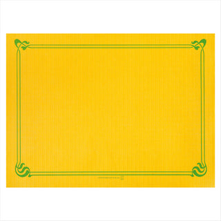 Sets de table 48 g/m² 31x43 cm jaune soleil cellulose - vendu par 2000 (PU 0,039€)