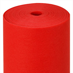 Tête-à-tête prédécoupées 120 cmx 40cm (40 feuilles) spunbond 60 g/m² rouge plastique PP - vendu par 6 (PU 8,6€)