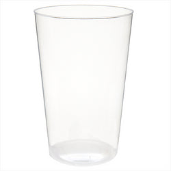 Verres injectés 400 ml ø 8,5x13 cm transparent plastique ps - carton de 500 unités