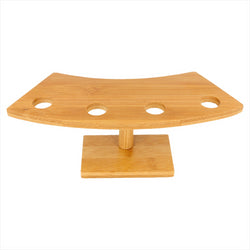 Display 4 cônes 26x10,5x9 cm naturel bois bambou - vendu à l'unité