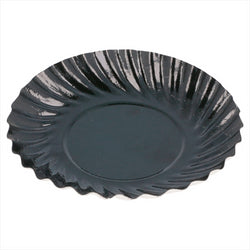 MINI ASSIETTES 325 G/M2 Ø 8,8 CM NOIR CARTON - vendu par 100 unités (Prix unitaire = 0,12 euros)