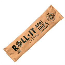 Rince-doigts flushable 'roll-it - feel green' 50 g/m² 14,5x4 cm blanc cellulose - vendu par 1280 (PU 0,117 €)