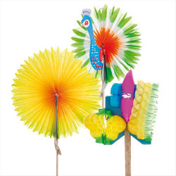 DÉCORS POUR GLACES "CHINOISE" 10,7 (h) CM ASSORTI BOIS / 144U - vendu par 144 unités (Prix unitaire = 0,0673611111111111 euros)