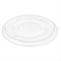 COUVERCLES BAS POUR R?F?RENCE 224.33-215.05 COMPOSTABLE ET BIODEGRADABLE ? 18 CM TRANSPARENT PET