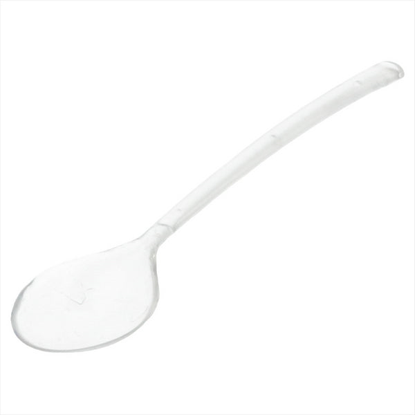 MINI CUILLÈRES MISE EN BOUCHE 10,5 CM TRANSPARENT PLASTIQUE PS - vendu par 4000 unités